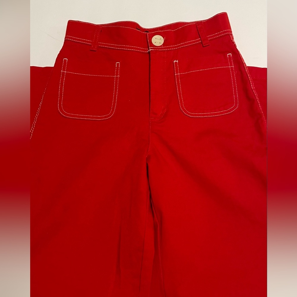 XS High Waisted Red Pants